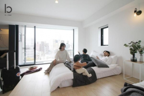 bHOTEL Heiwaodori 801 - New Apt in Famous Hiroshima Dori for 6p